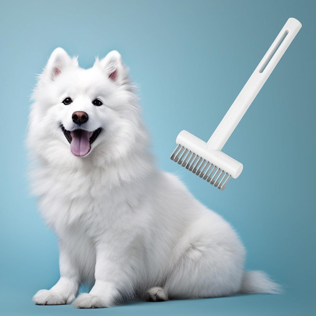 NQEUEPN Dog Cat Deshedding Brush
