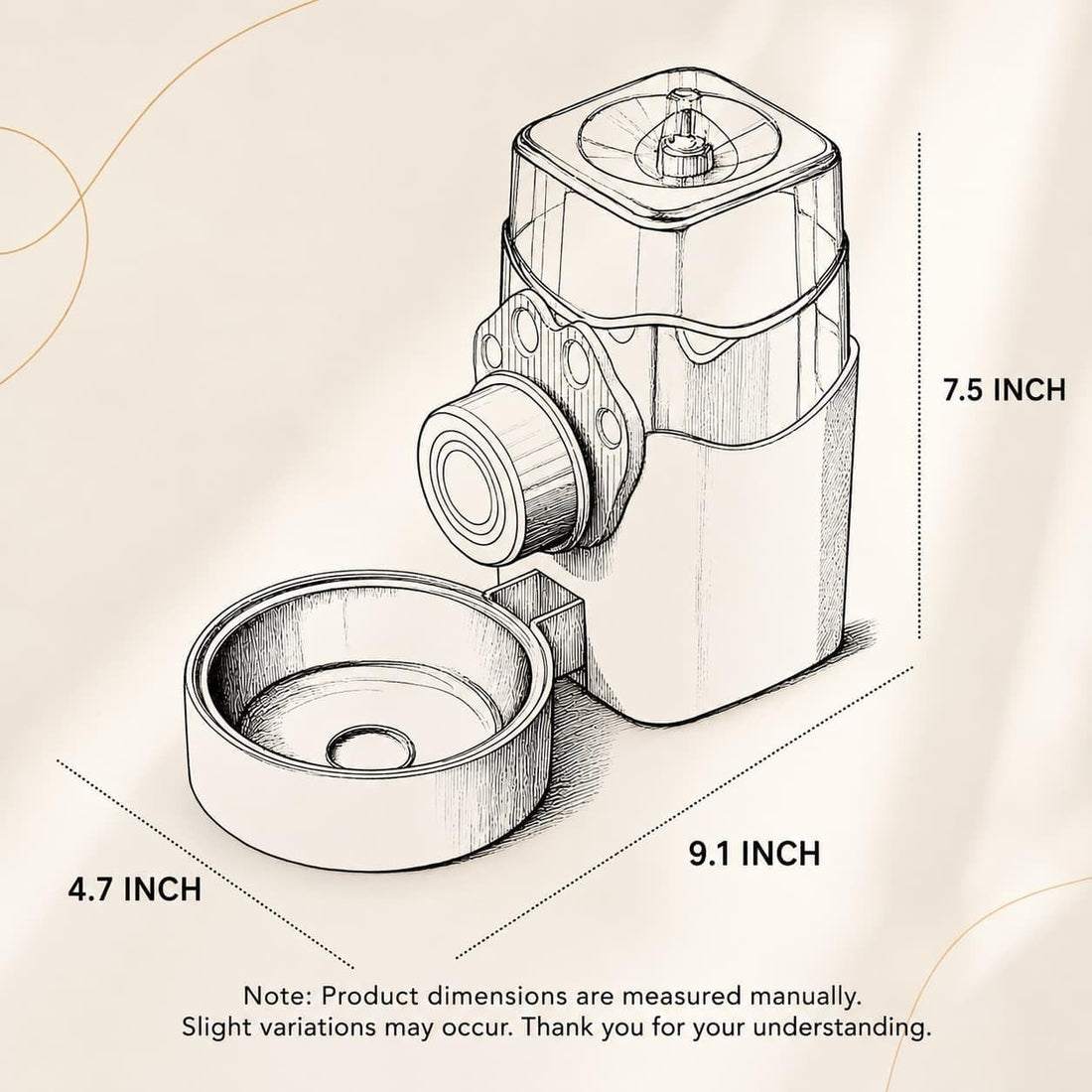 Bird Water Feeder with Stainless Steel Tray and Auto Refill