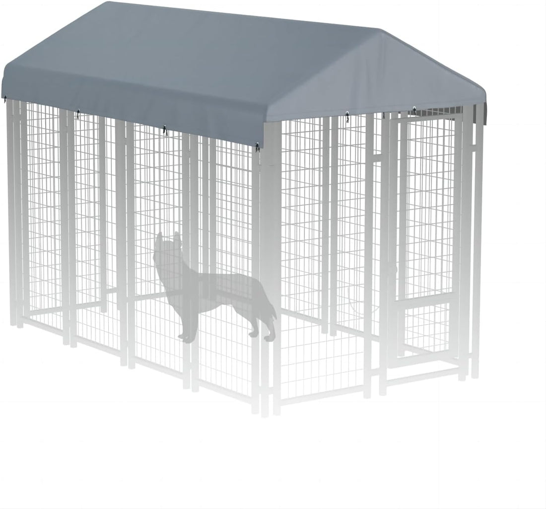 Outdoor Dog Kennel Cover 10' x 10' Replaceable Top Cover
