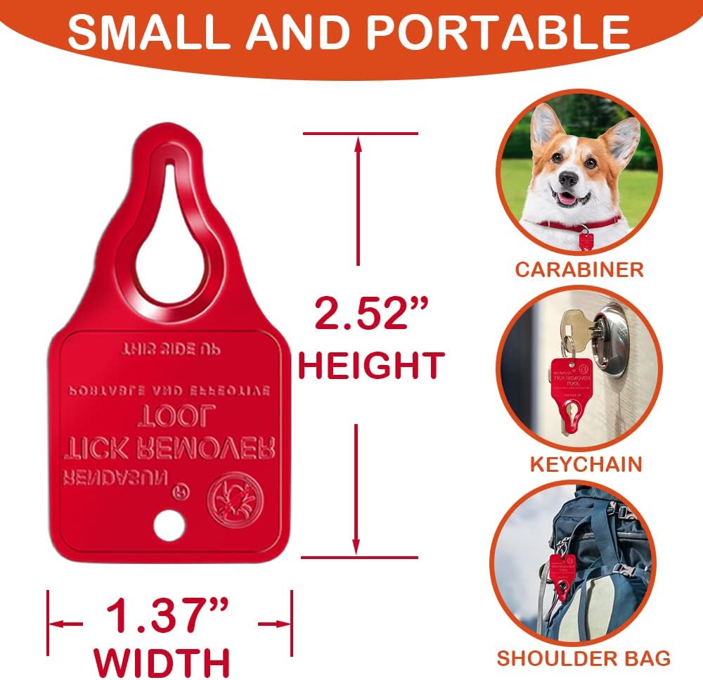 Tick Remover Tool 5 Pack, Quick and Safe, and Reliable.