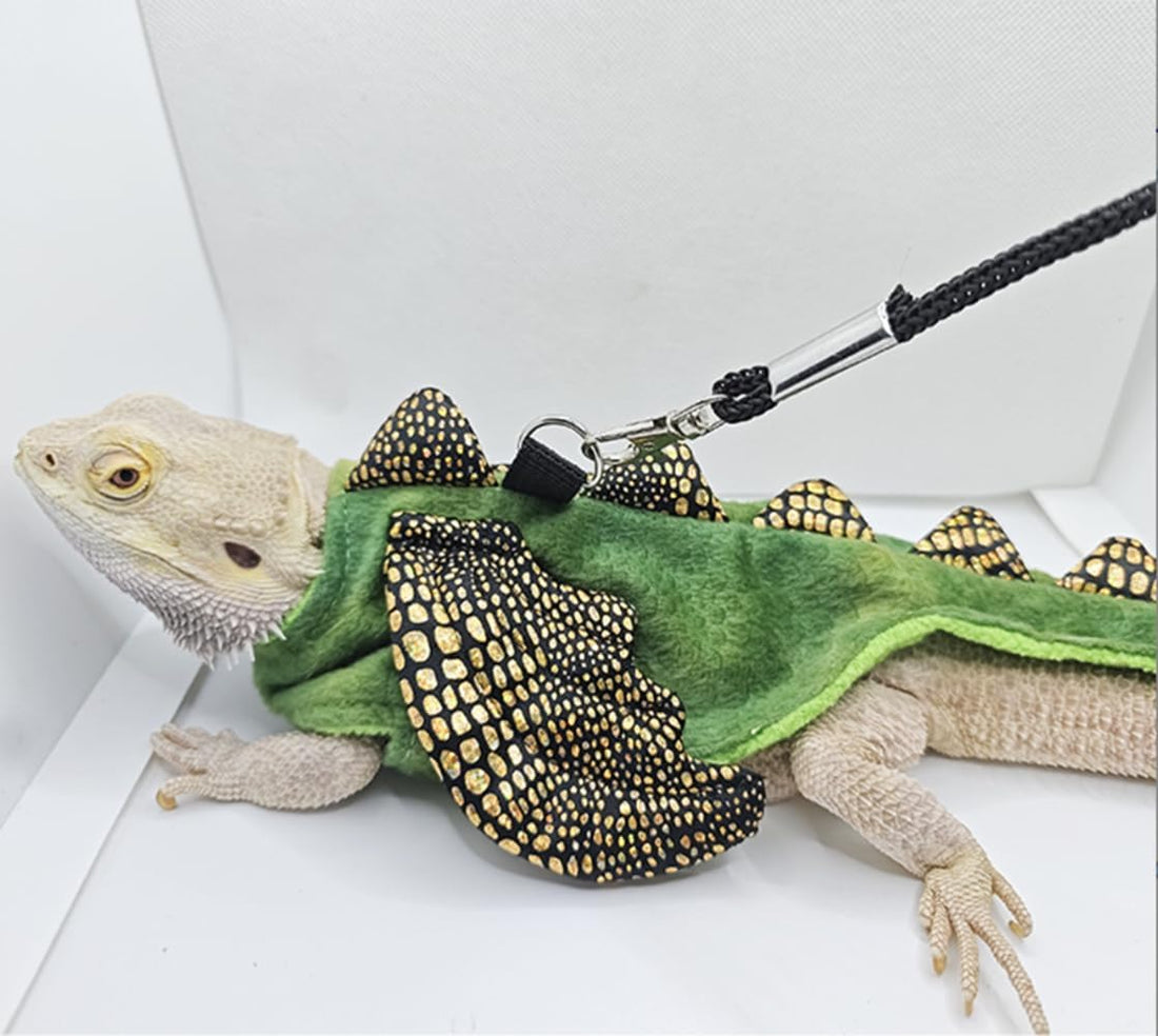Bearded Dragon Harness and Leash Adjustable Soft Halloween Costume