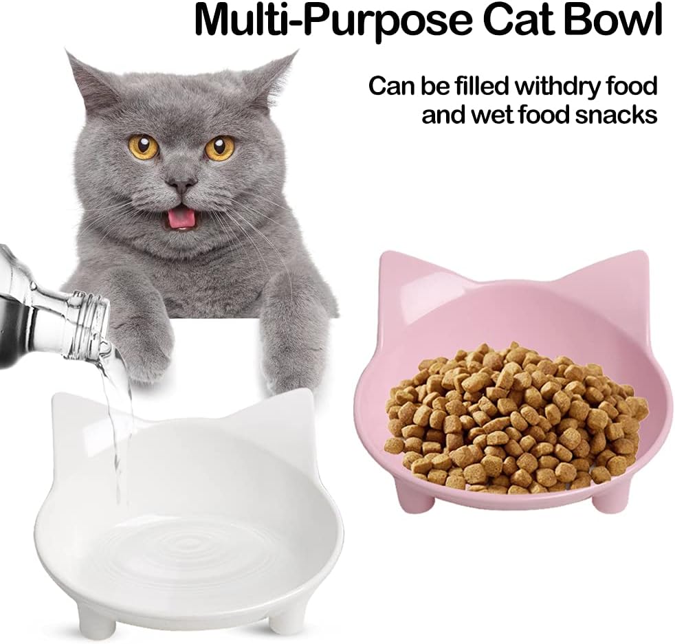Skrtuan Non-Slip Cat & Dog Food Bowl – Wide