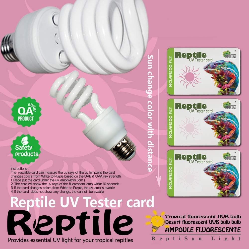 UVA UVB Light Reptile Bulb 10.0 13W Desert Compact Fluorescent