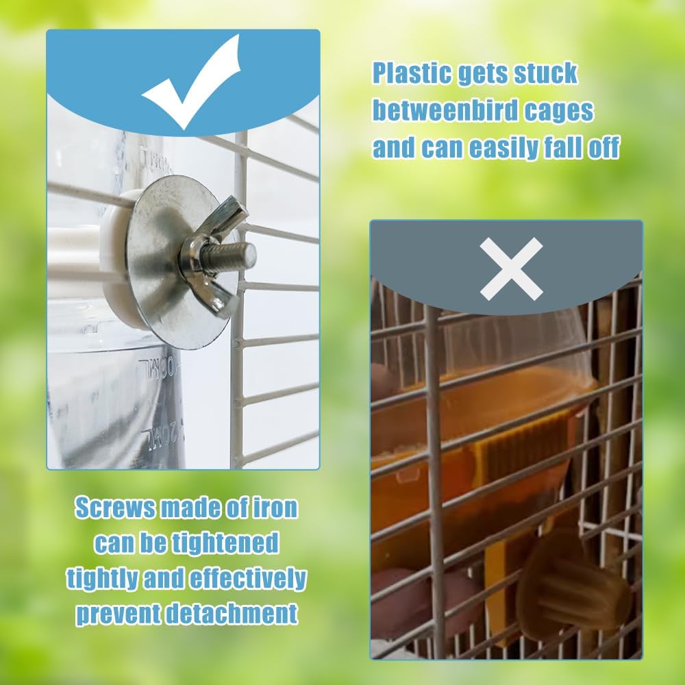 Automatic Pet Bird Water Feeder, Water Dispenser for Cage