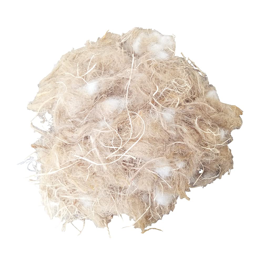 YJJKJ Natural Mixing Nesting Material Pads for Bird Nest