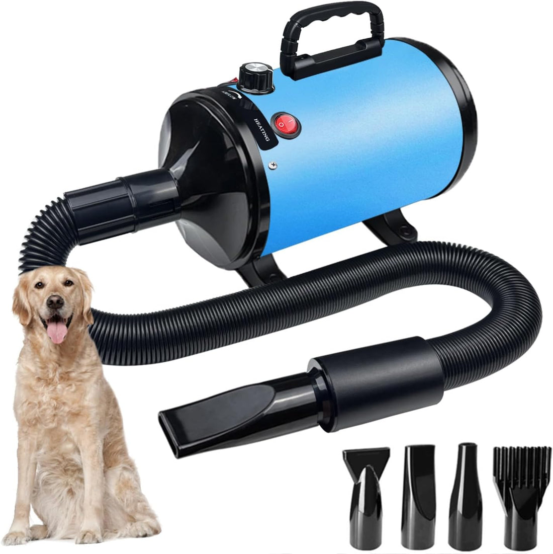 Dog Dryer for Pet Grooming, High-Velocity Force Blow Dryer