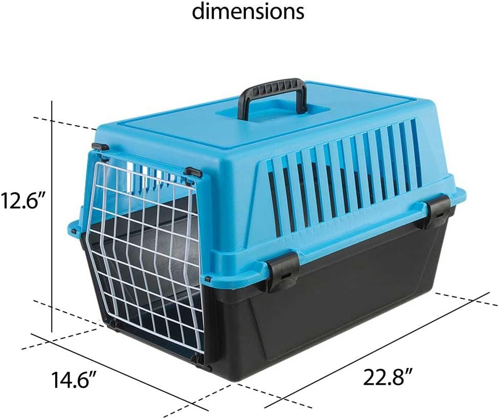 Ferplast Atlas 20 Cat and Dog Carrier, Blue