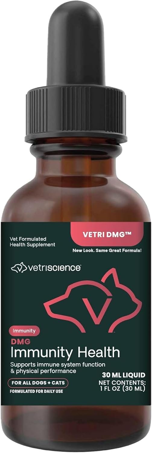 VetriScience DMG Immunity Health Easy-Dose Liquid for Dogs and Cats