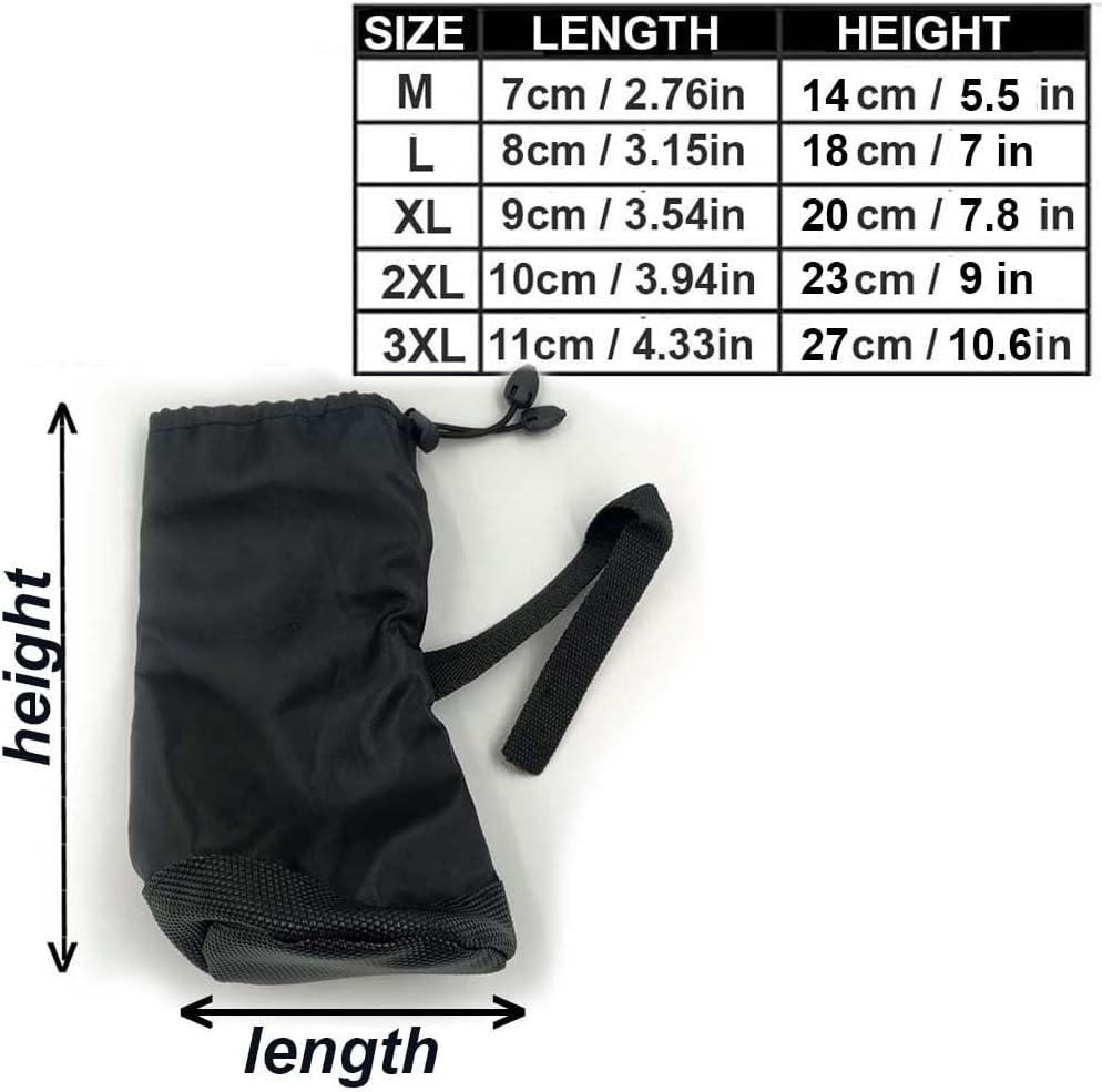 Waterproof Dog Paw Wound Recovery Boot Bandage Cover Protector, L