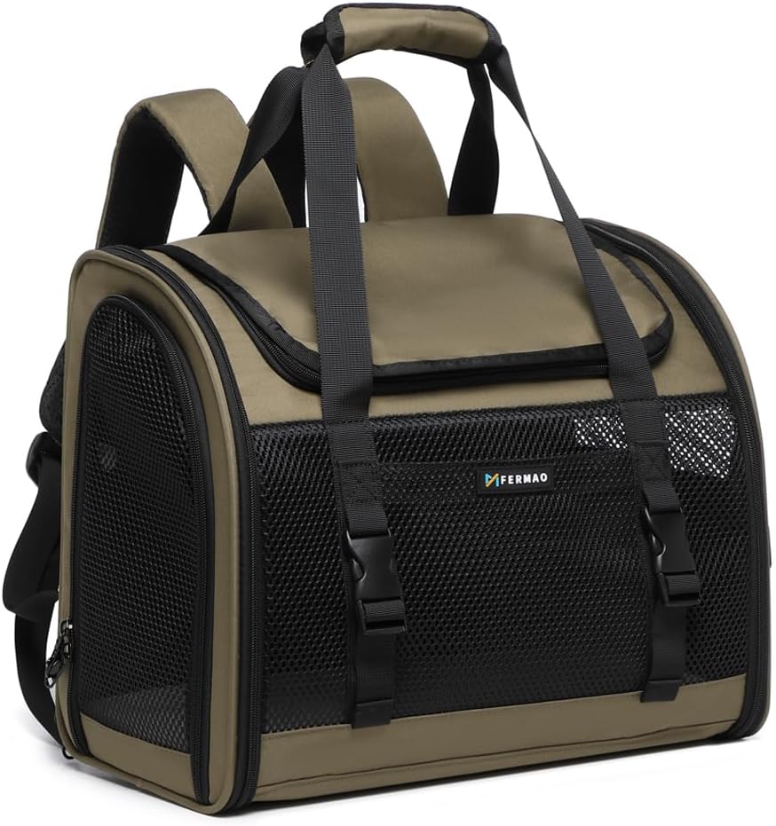 Cat Carrier Backpack for Small Medium Large Cats Airline Approved Pet