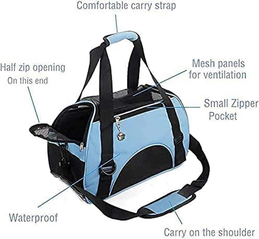 ZaneSun Cat Carrier,Soft-Sided Pet Travel Carrier for Cats,Dogs Puppy