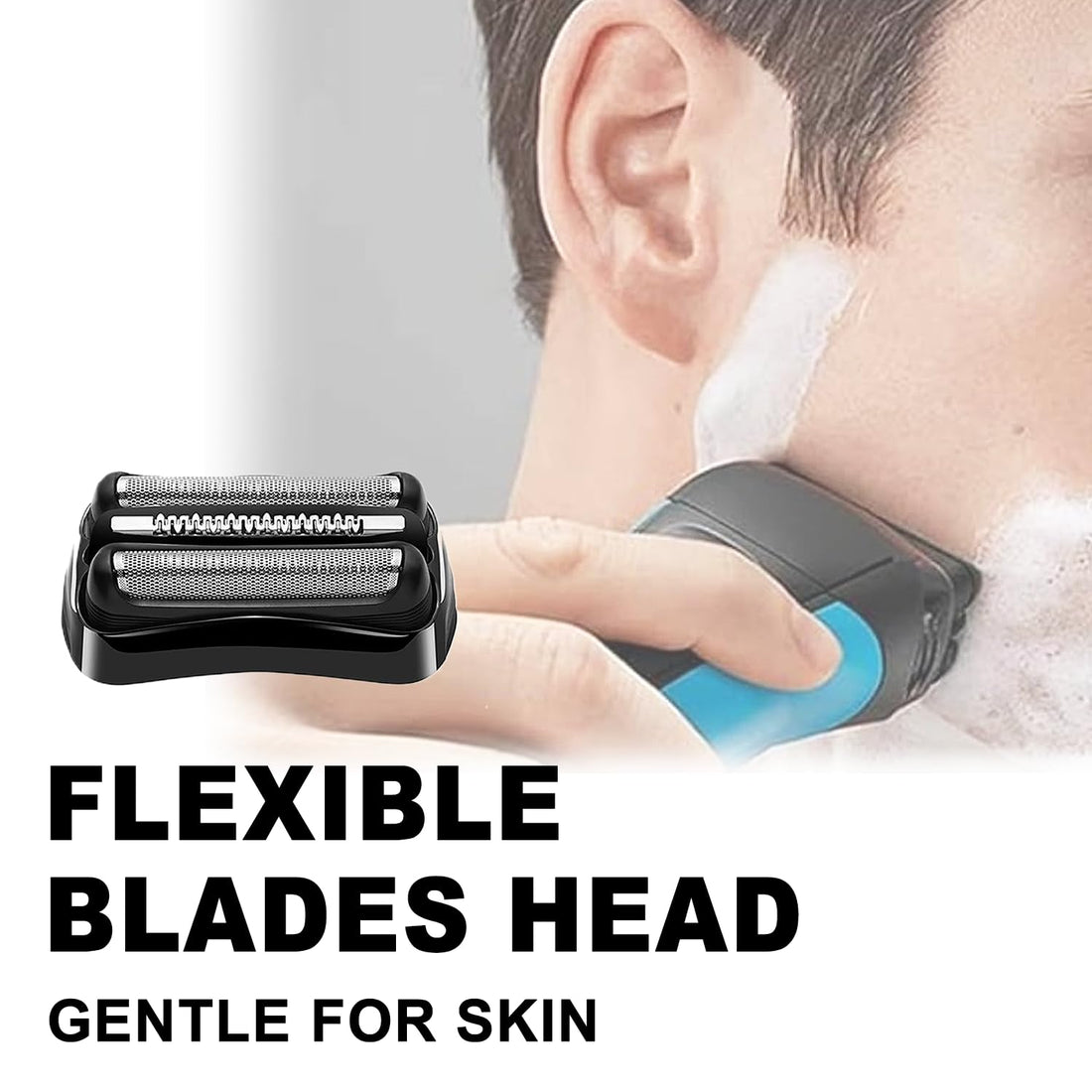 21B Series 3 Electric Shaver Replacement Head Compatible with Braun