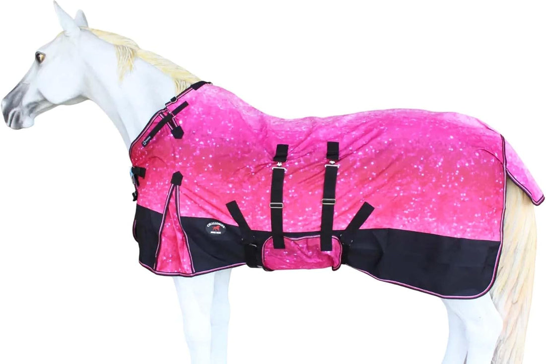 72" Challenger 1200D Turnout Lightweight Rain Horse Winter Blanket