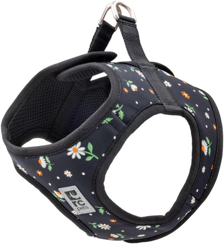 RC Pet Products Step in Cirque Soft Walking Dog Harness, Medium, Black