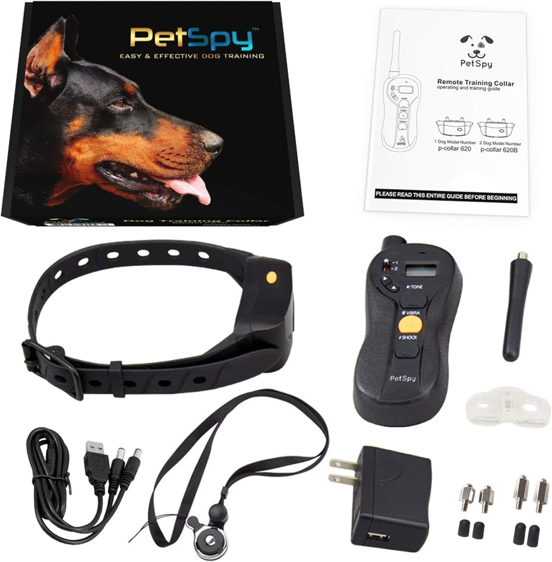 Dog Shock Collar with Remote Control for Dogs 10-140 LBS