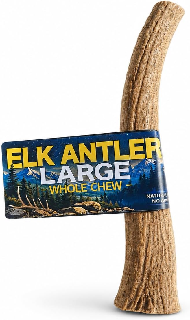 Elk Antlers for Dogs - Medium Split, Naturally Irresistible Dog Chew