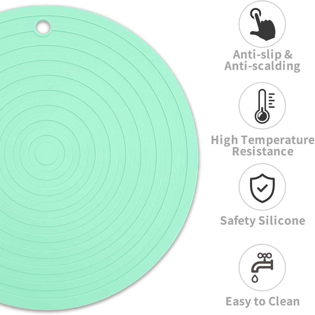 Fhiny 3PCS Silicone Pet Food Mat