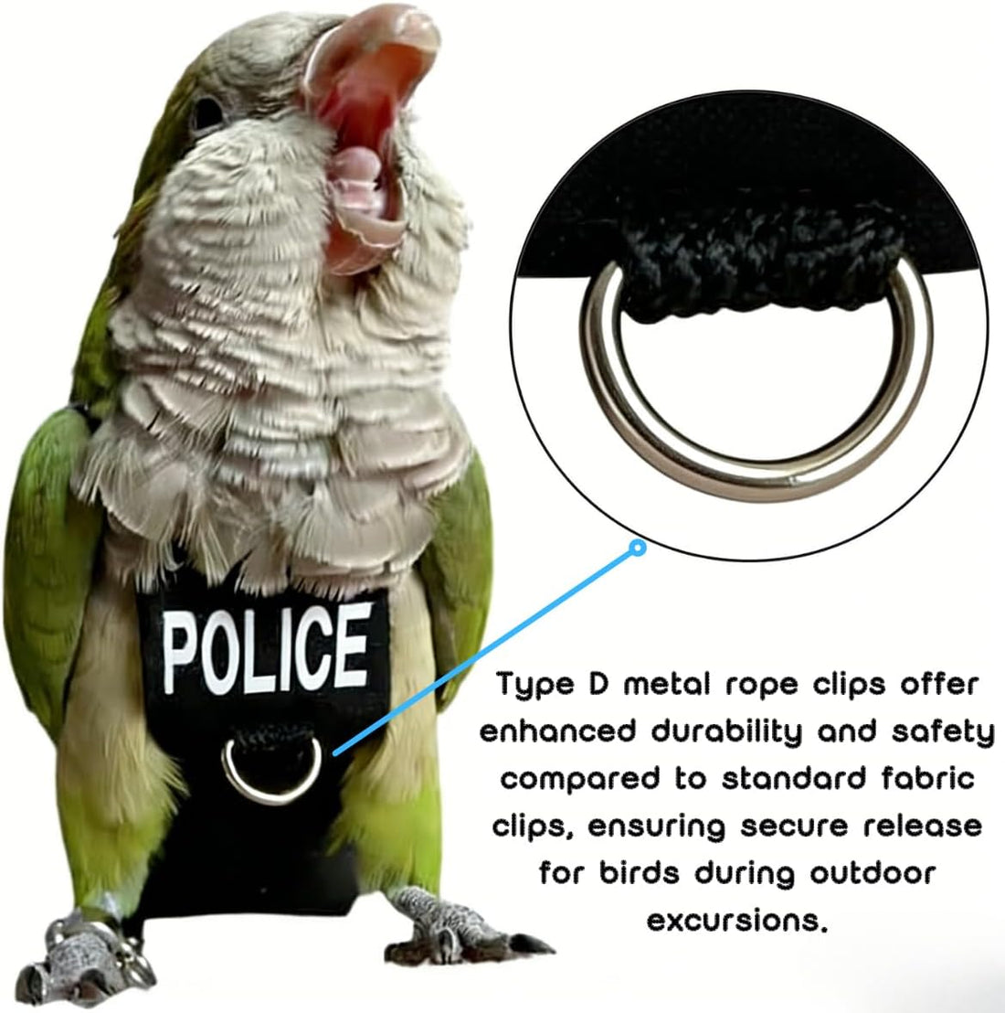 Bird Diaper Flight Suit Cute Cosplay Parrot Clothes (with Leash,XS)