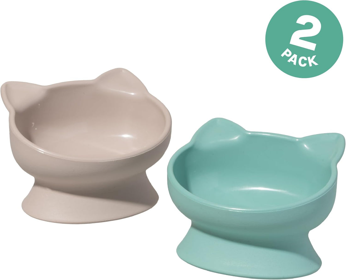 Kitty City Elevated Cat Bowls
