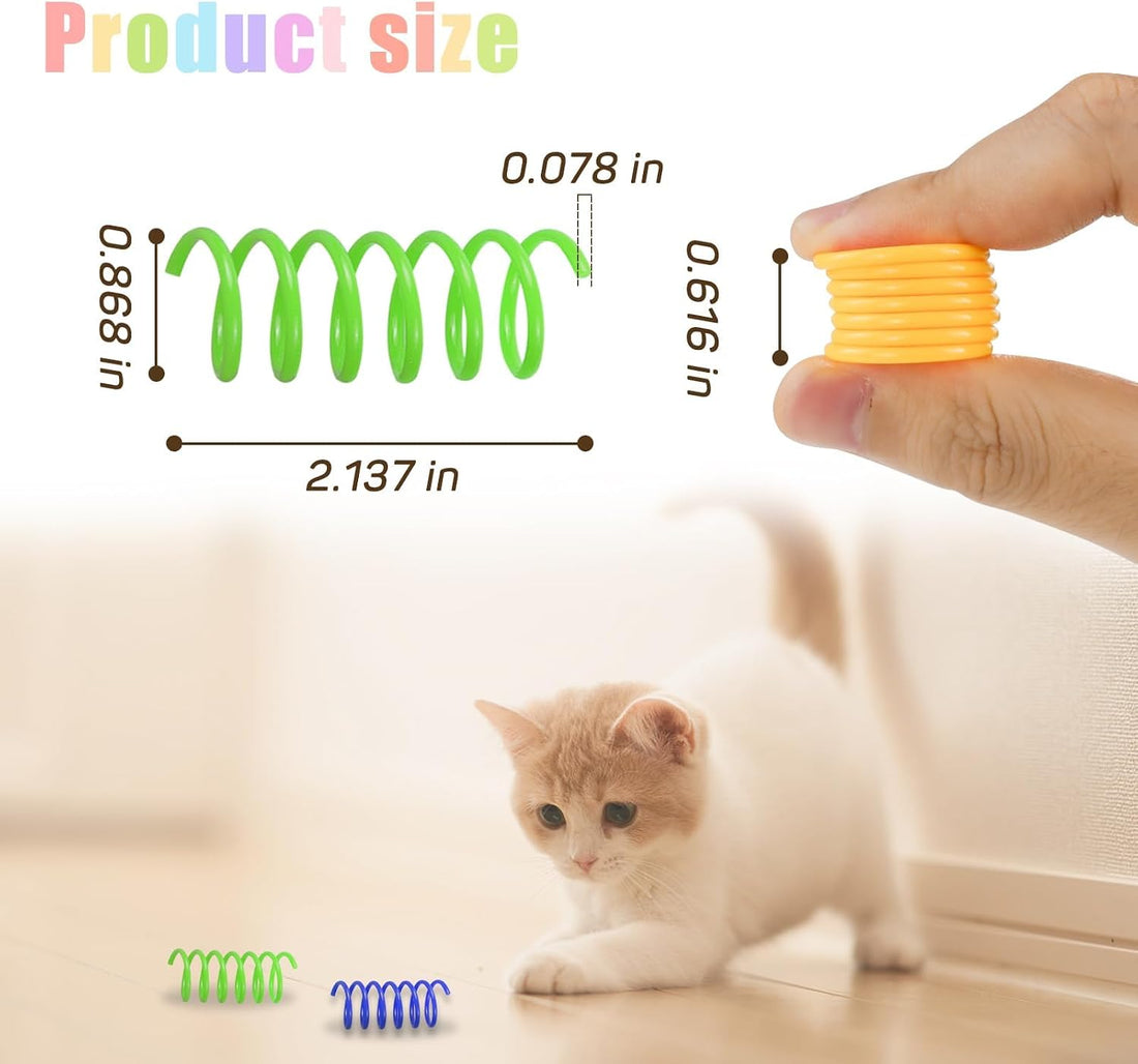 Andiker Interactive Cat Spiral Creative Spring Toy to Kill Time