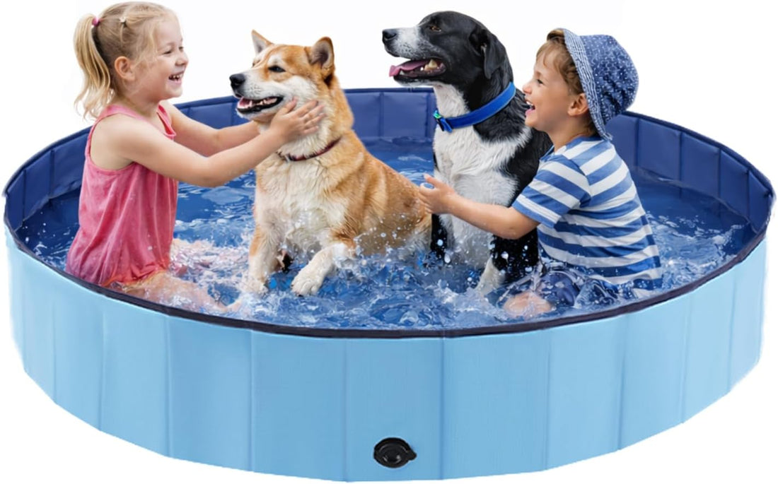 Eooqi Foldable Dog Pool for Large Dogs & Kids