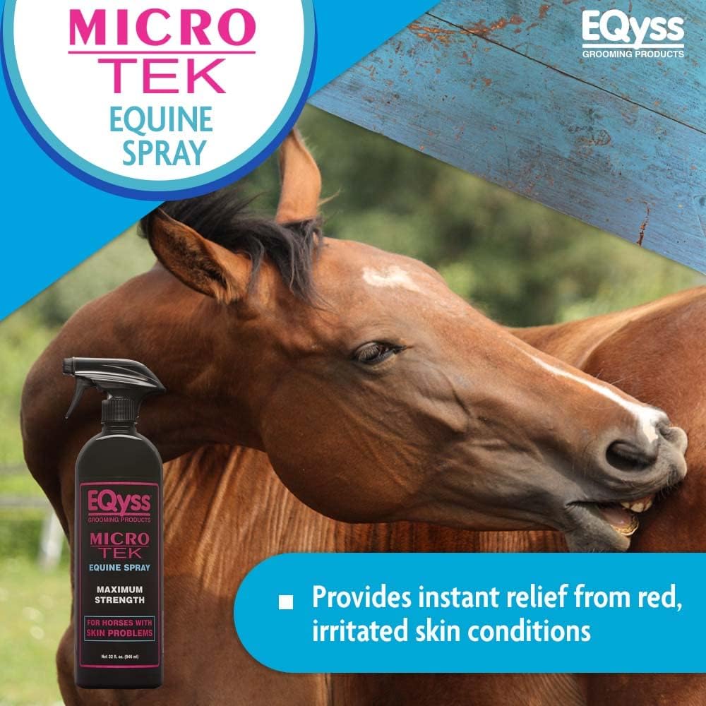 EQyss Micro-Tek Equine Itch Relief Spray - Soothes Irritated Skin