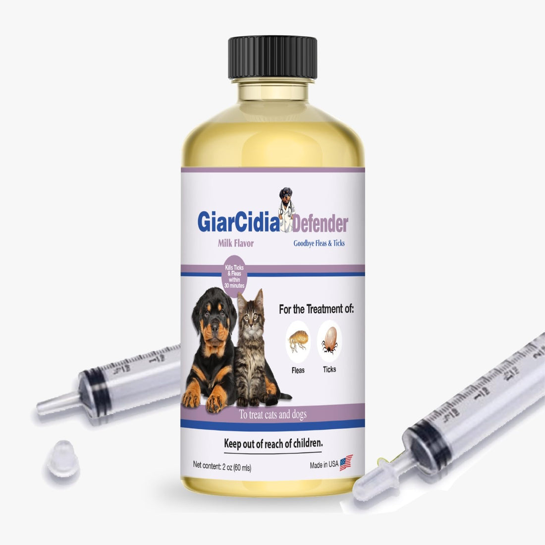 Giarcidia Flea & Tick Support for Cats & Dogs – Oral Suspension