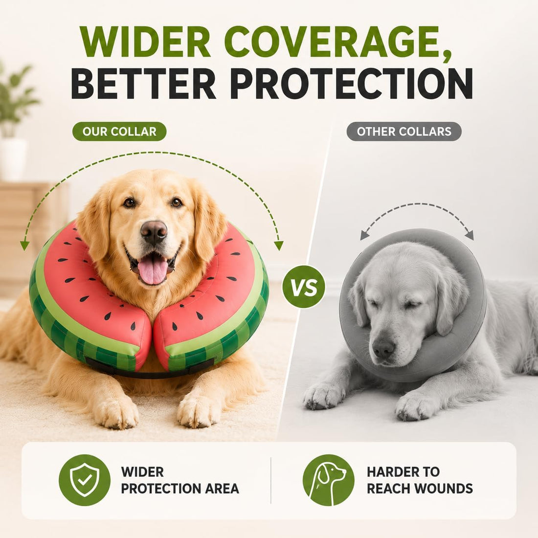MIDOG Soft Inflatable Dog Cone