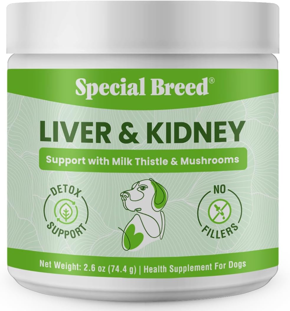 Special Breed Liver & Kidney Support for Dogs - Milk Thistle Support