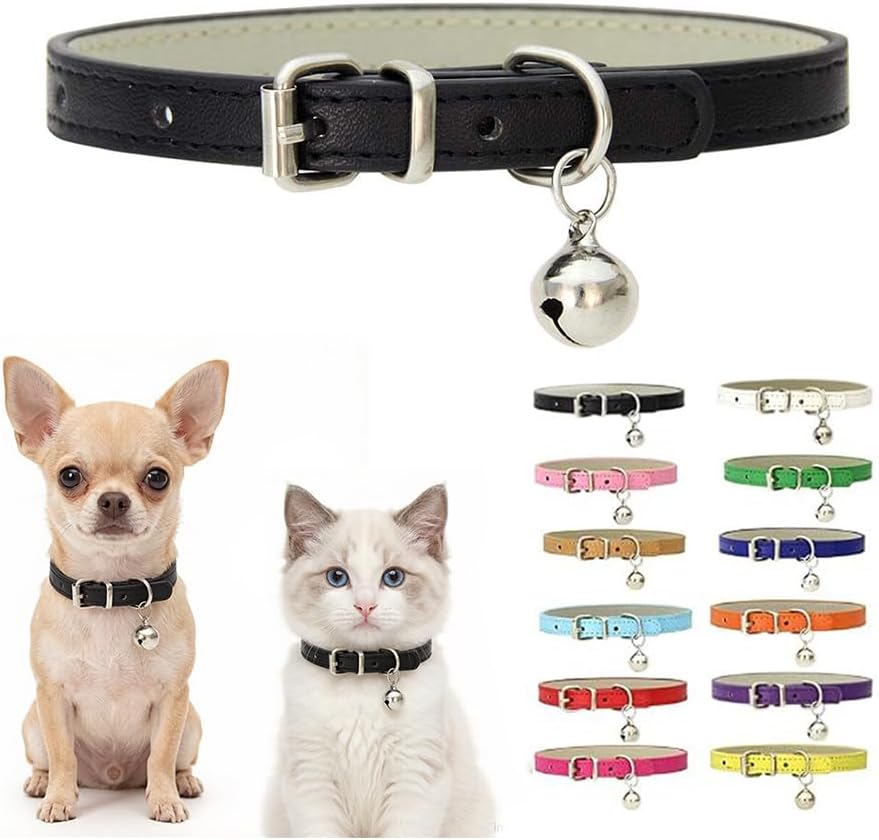 Hot Pink Kitten Collar with Bell