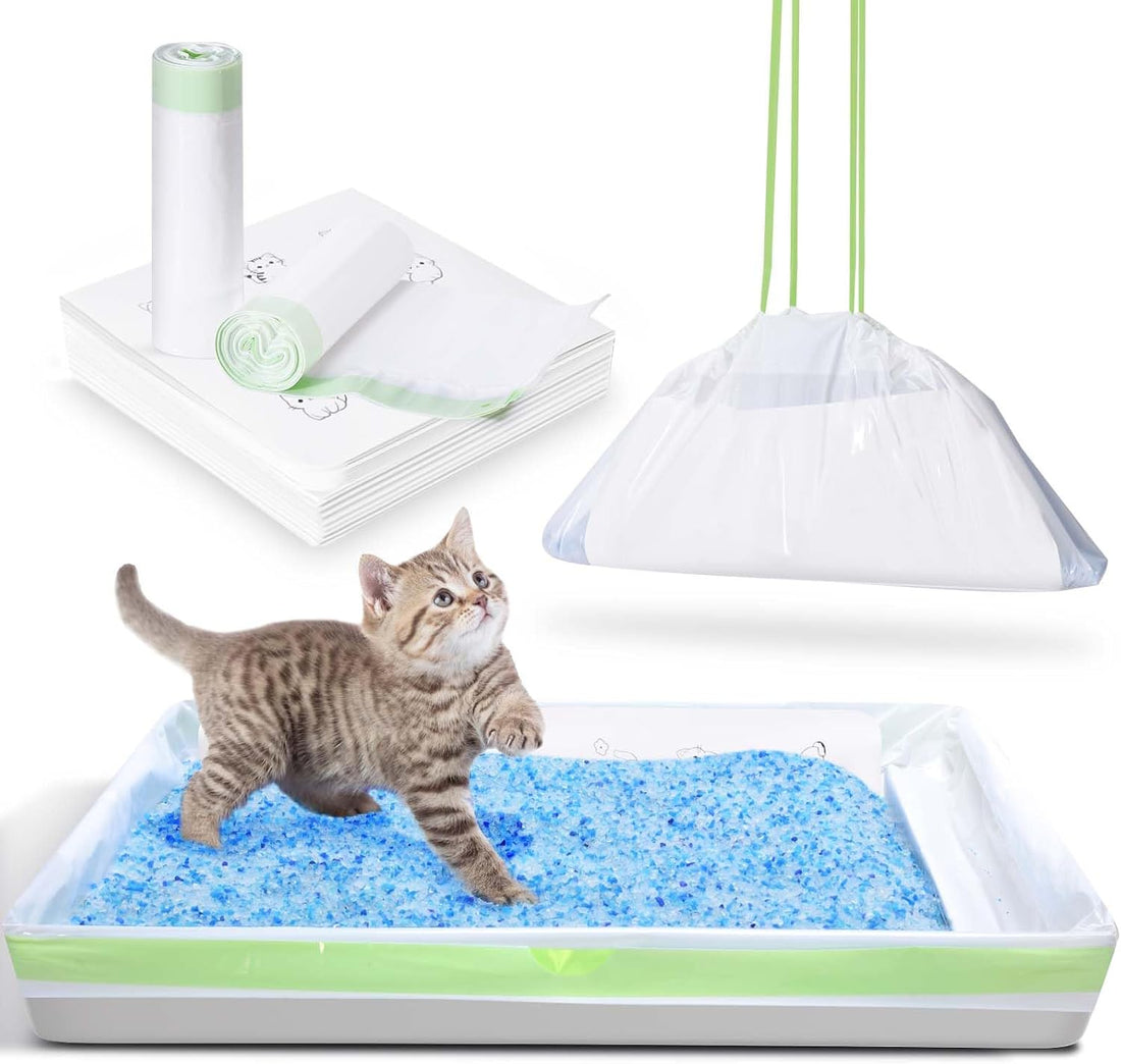 Cat Litter Liners for Pet Scoop Free Crystal Litter Tray
