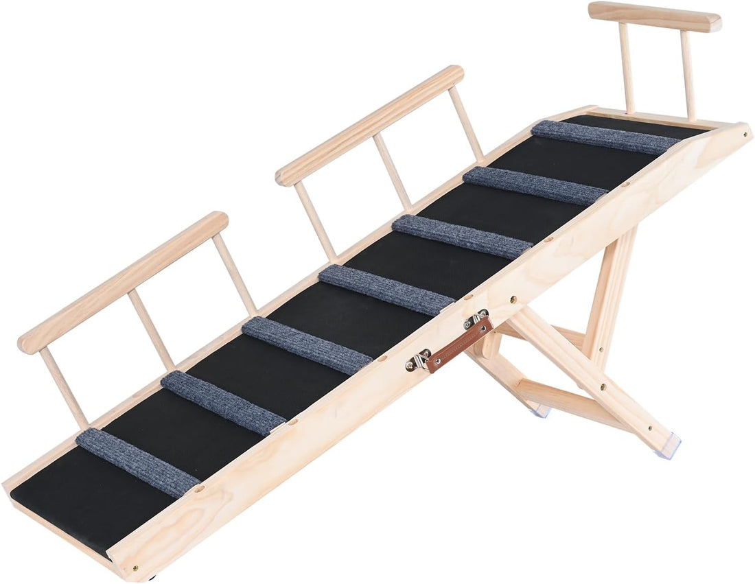VEVOR Dog Ramp, Folding Pet Ramp for Bed