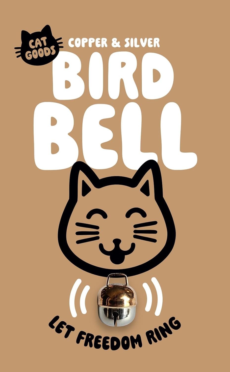 Premium Cat Bell – Loud, Anti-Hunting, Bird Saving (Brass, Copper)