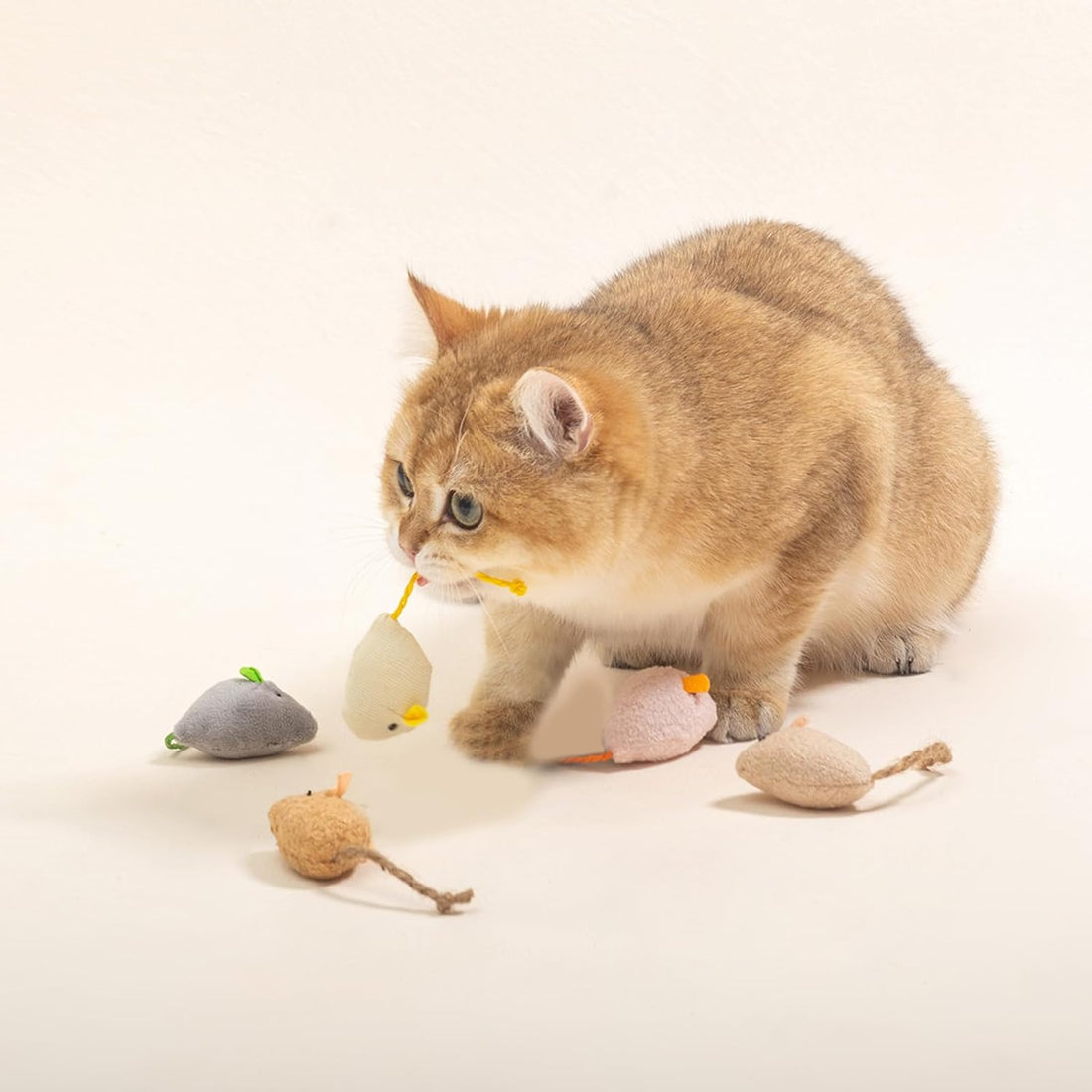 Shudyear cat Toys 5pcs Mouse Toys