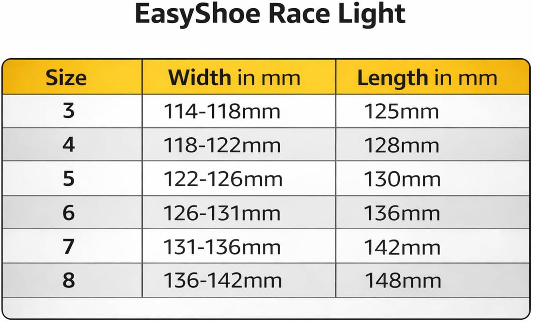 EASYCARE EasyShoe One Sticky, Size