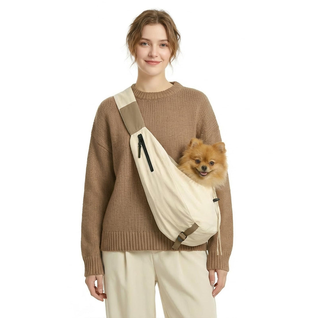 Dog Carrier Sling for Small Dogs/Cats Up to 15 lbs