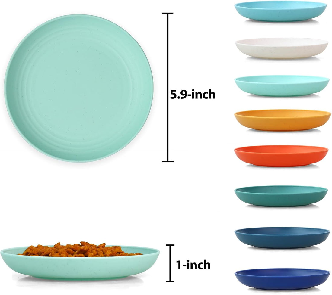 GENLGE 8 Pack Cat Bowls, Cat Food Bowl