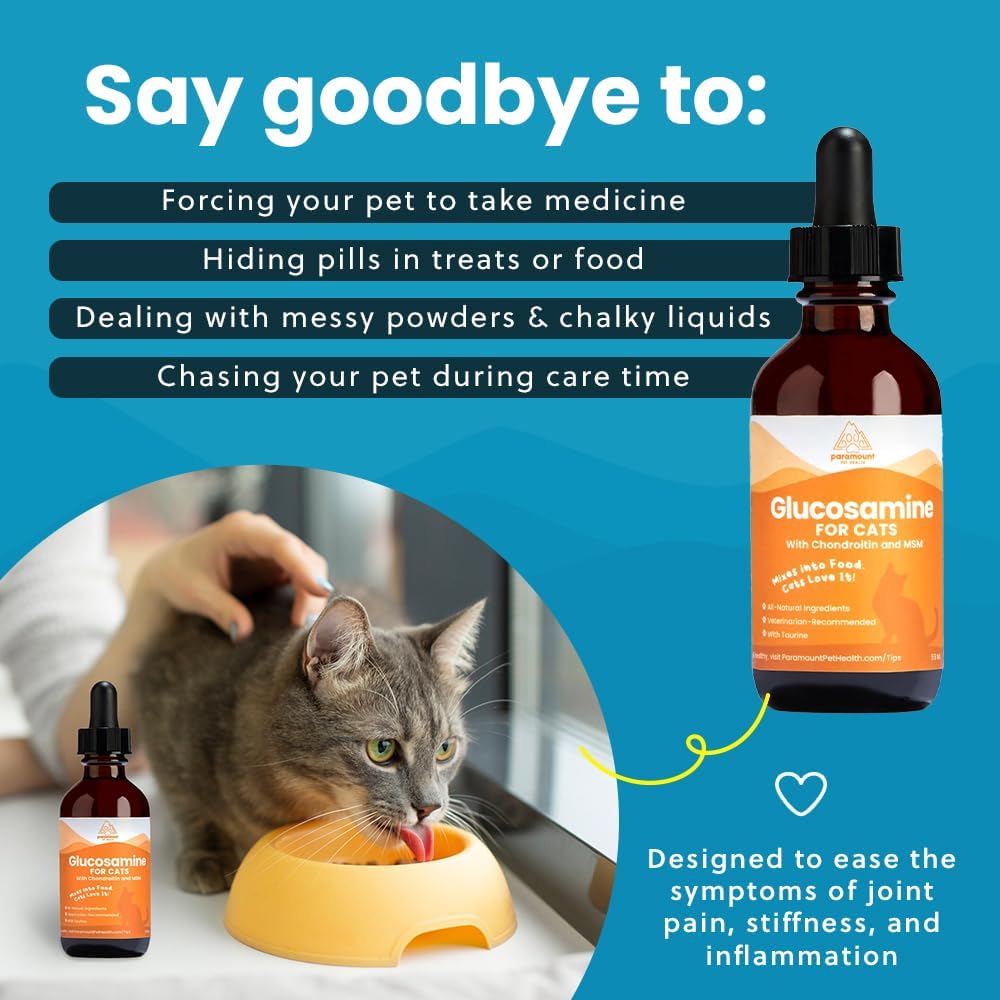 Paramount Pet Health Liquid Glucosamine Chondroitin MSM for Cats