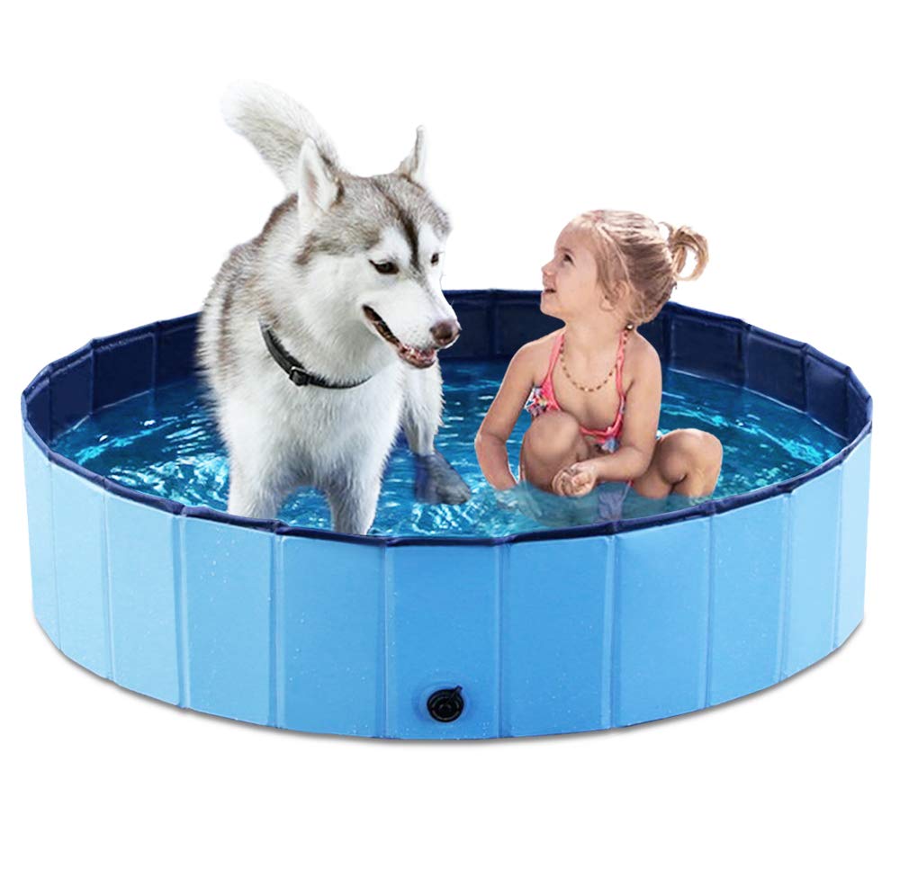 Jasonwell Foldable Dog Pet Bath Pool Collapsible Dog Pet Pool Bathing