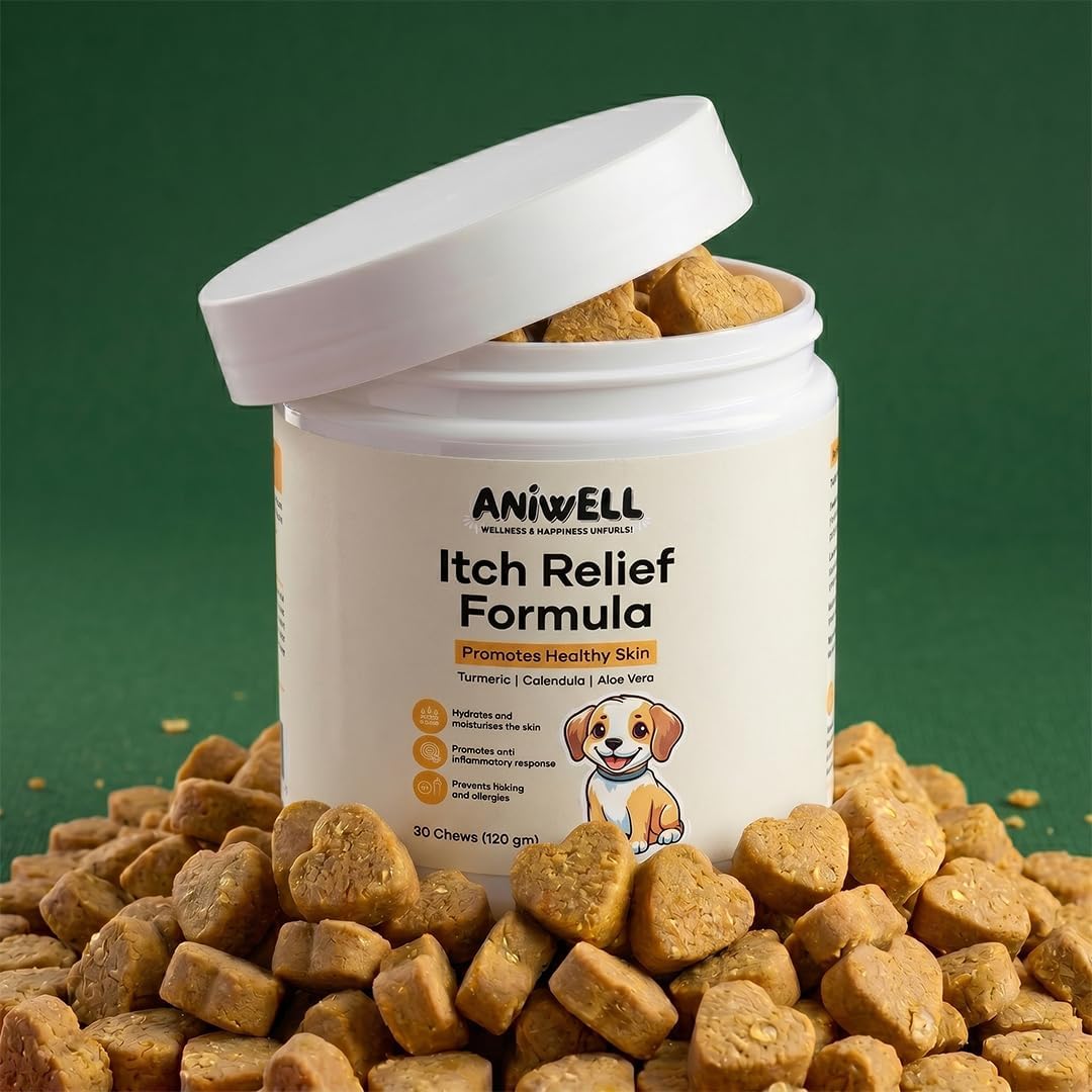 Itch Relief for Dogs – Dog Allergy Chews for Itchy Skin