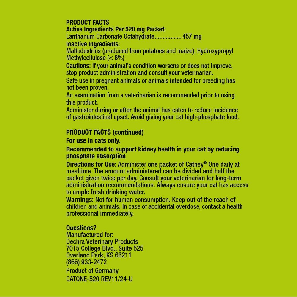 Catney® One, 520mg. 30ct