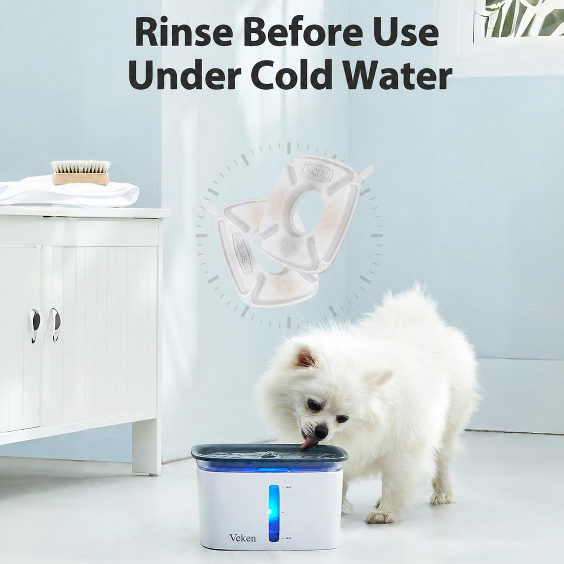 Veken Cat Water Fountain Filter, F1
