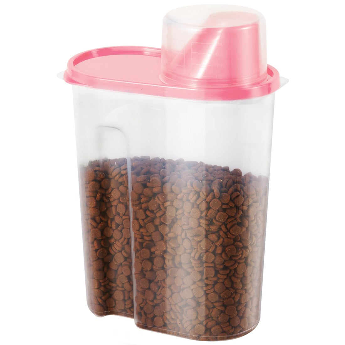 SenseYo Pet Food Storage Container 2lb 2.5L translucent Cat Dog Food