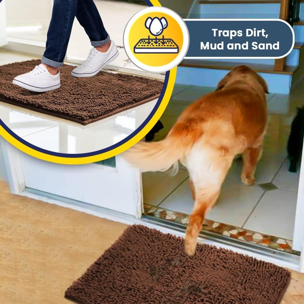 Muddy Mat® 2-Piece Brown Medium 30"X19" AS-SEEN-ON-TV Highly