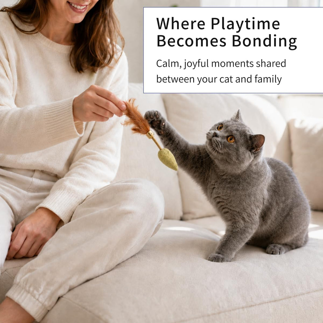 HomeLife Pet Snuggler Cat Toy – 100% Natural Silvervine Cat Toy