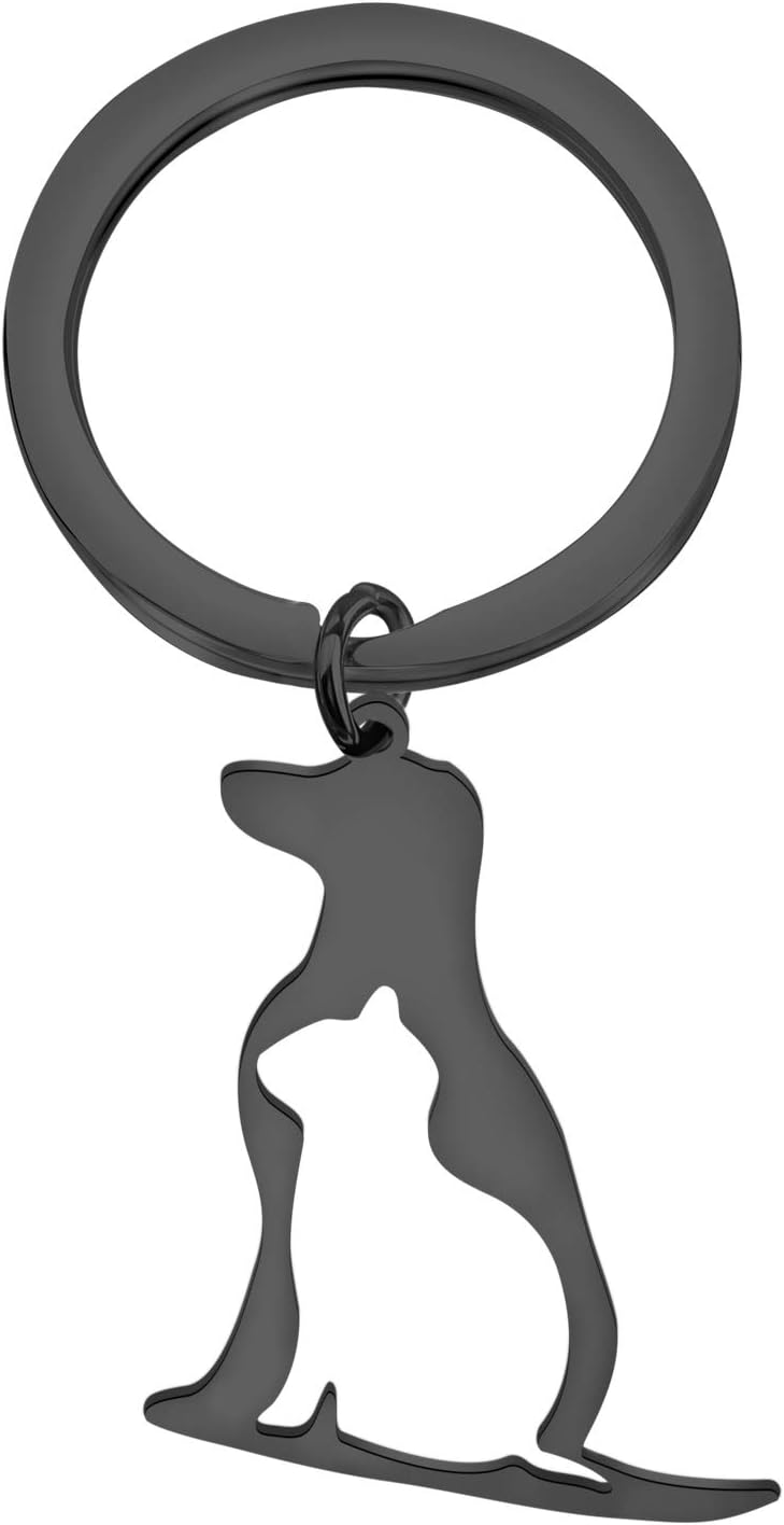 BNQL Dog Cat Keychain Pet Pendant Jewelry for Animal Lover Dog Cat