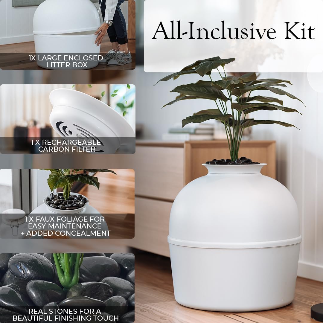 Secret Litter Box by Bundle & Bliss - Hidden Litter Box Enclosure