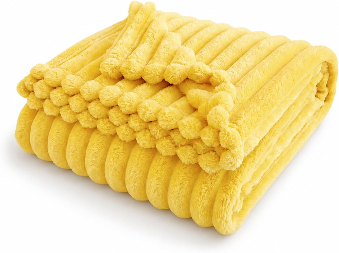 Emotional Support Blanket Yellow Dog Blanket for Dogs