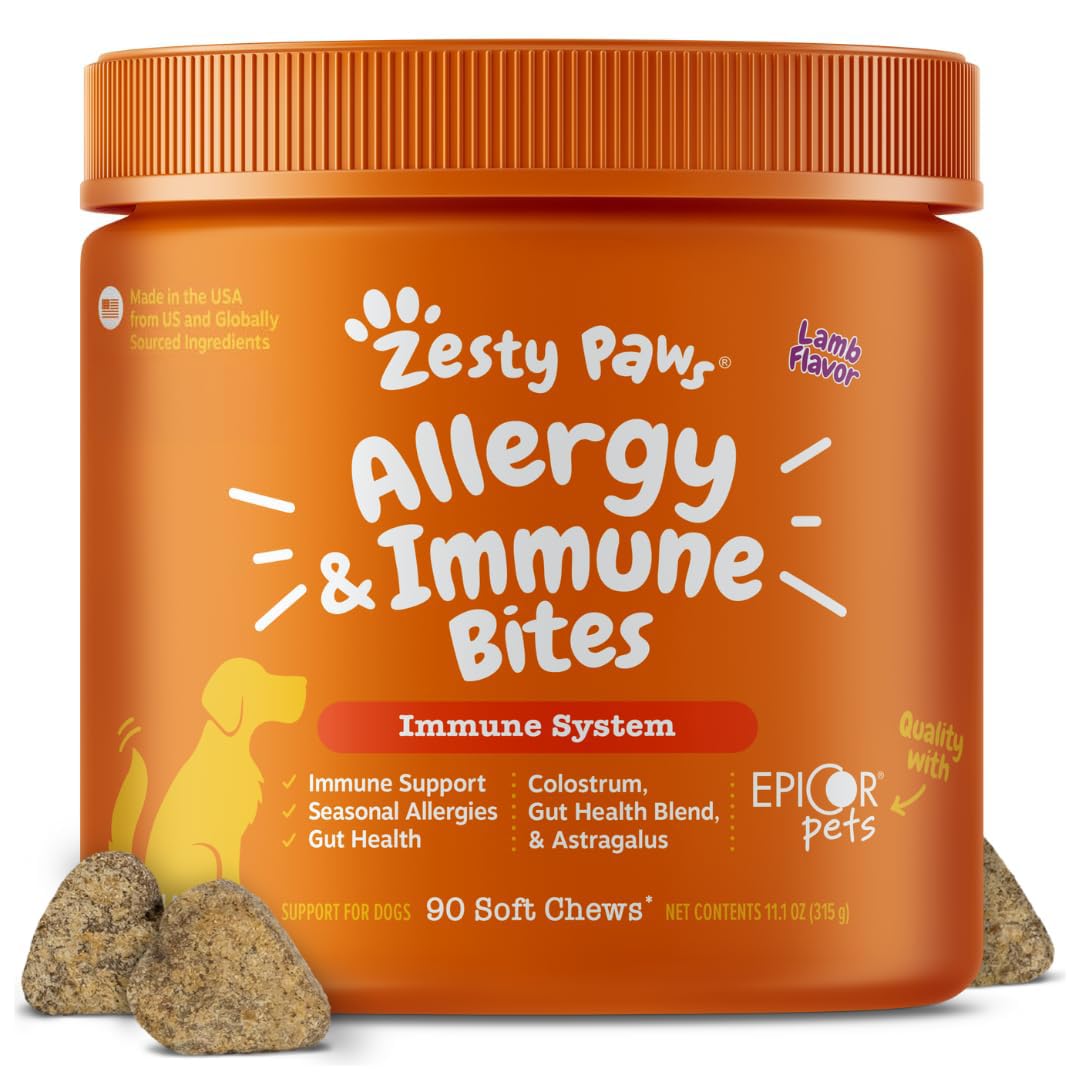 Zesty Paws Allergy Immune Bites - Dog Allergy Chews