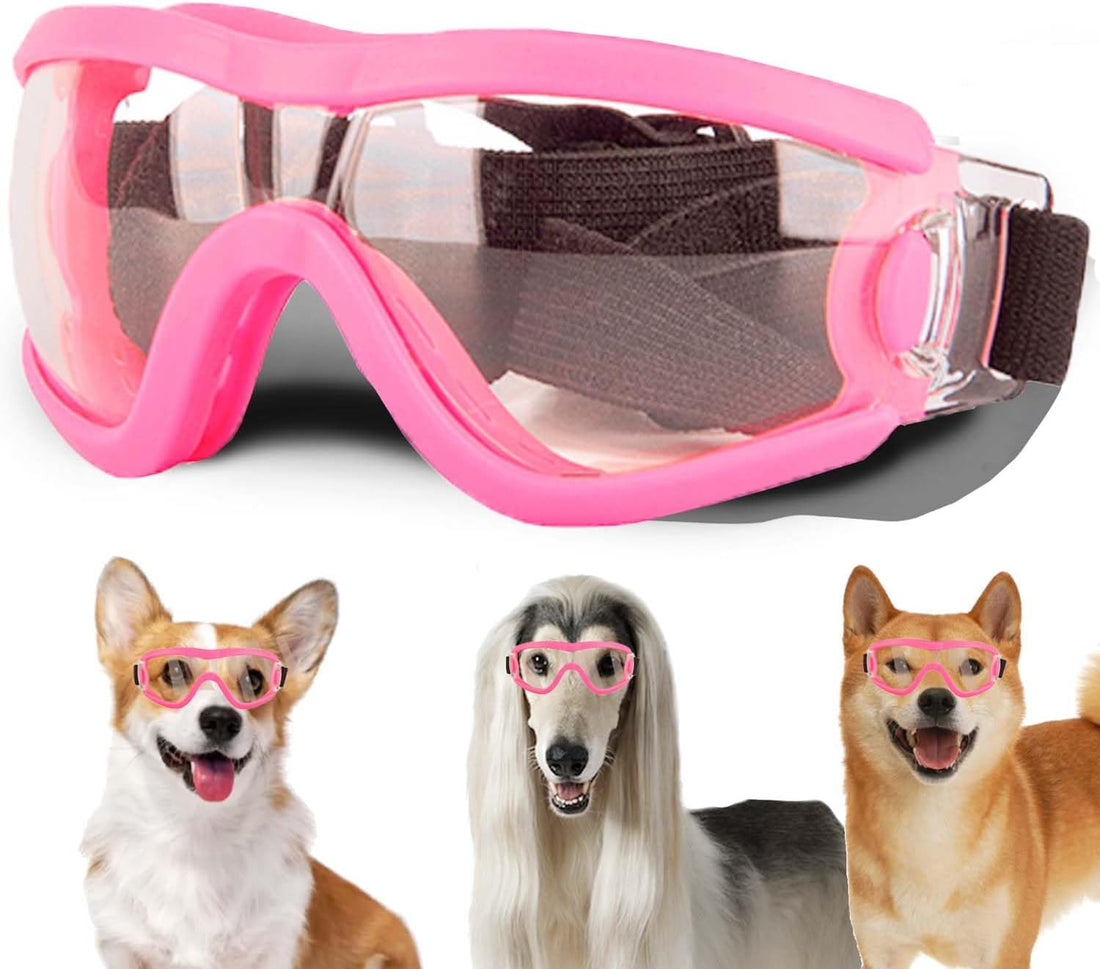 Small Dog Sunglasses with Adjustable Strap UV Protection